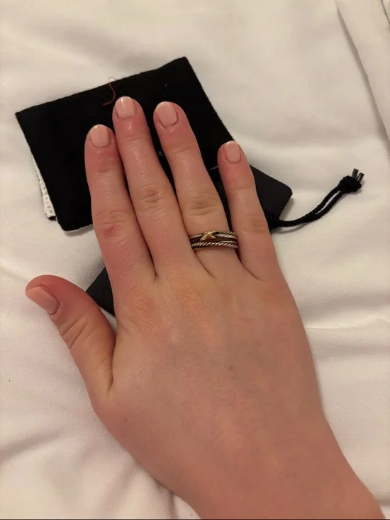 David Yurman crossover ring - Picture 2 of 4